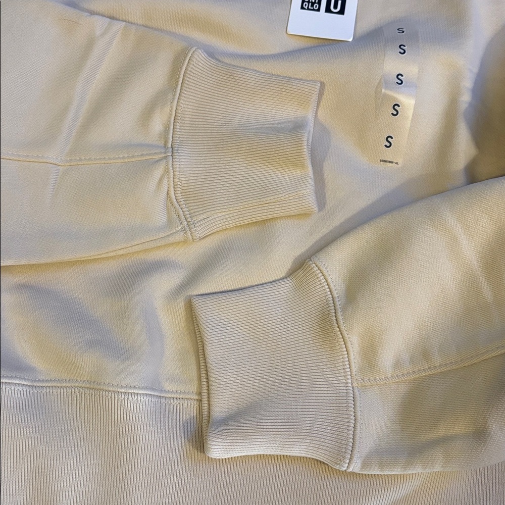 Uniqlo U crewneck sweatshirt pullover ecru S - Picture 12 of 15